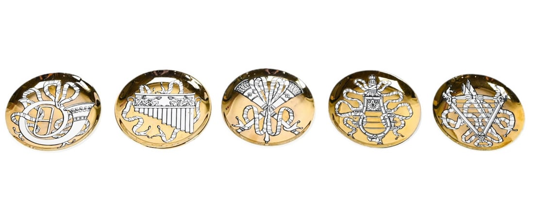 Vintage Piero Fornasetti Musicalia China Coasters (1 of 11)