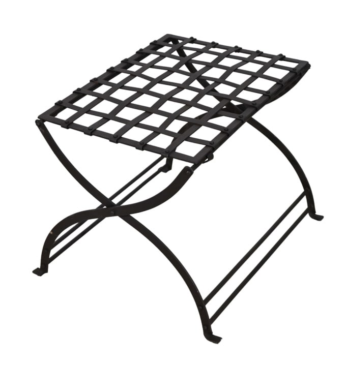 Cast Iron Outdoor Foldable Side Table: Cast Iron Outdoor Foldable Side Table.Measures 19 inches x 25 inches x 18 inches.