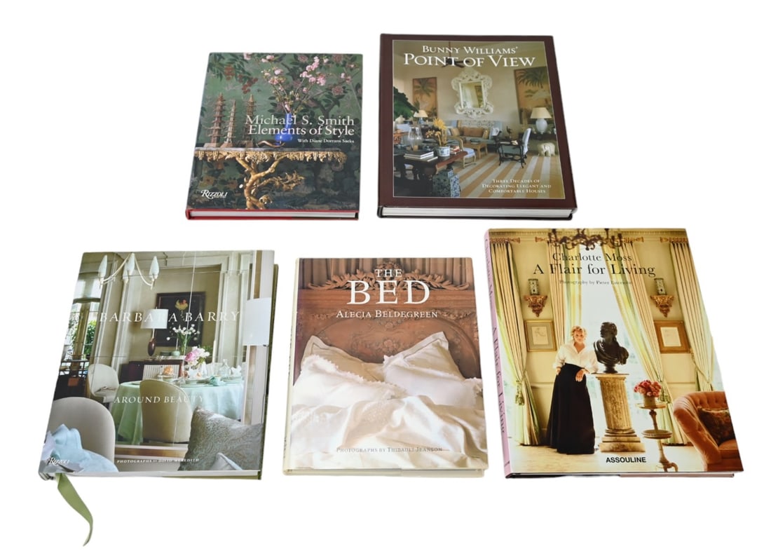 5 20th C Decorating Coffee Table Books by Designer (1 of 16)