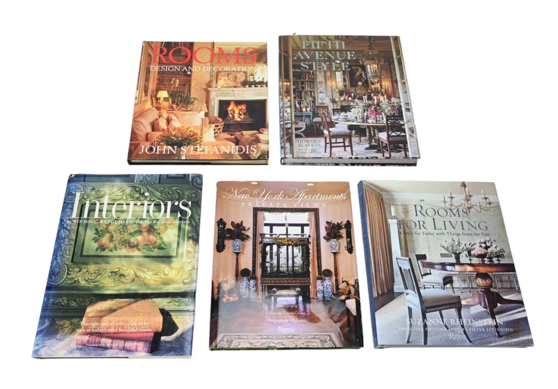 5 20th C Decorating Coffee Table Books by Designer (1 of 17)