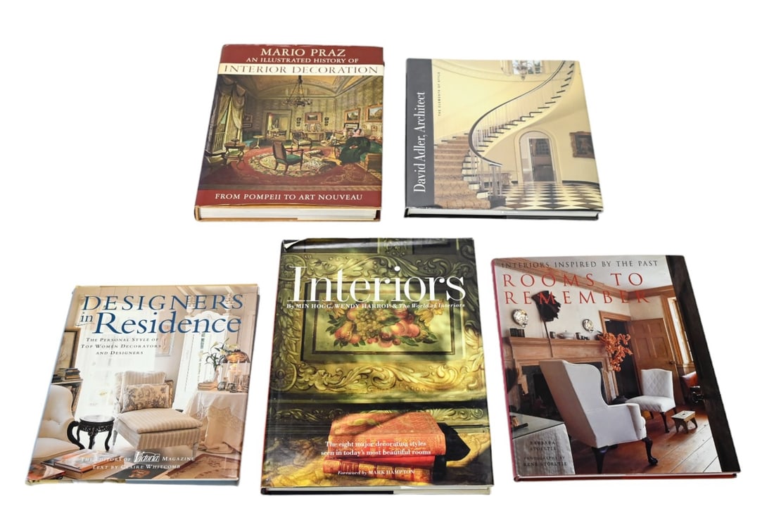 5 20th C Decorating Coffee Table Books by Designer (1 of 17)