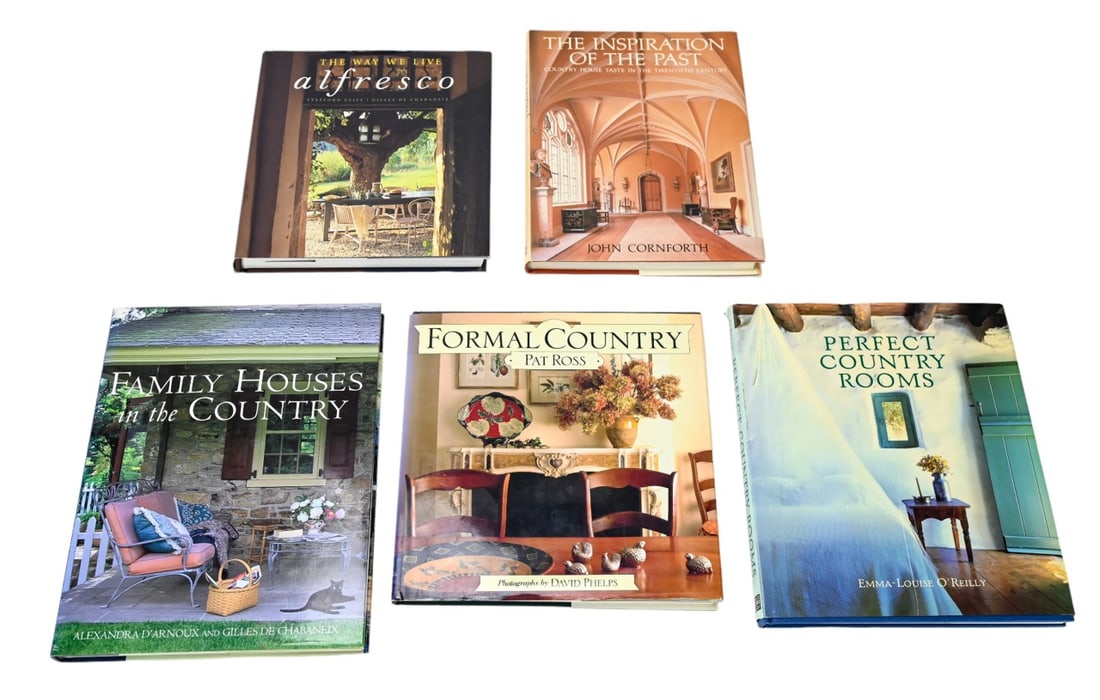 5 20th C Decorating Coffee Table Books by Designer (1 of 17)