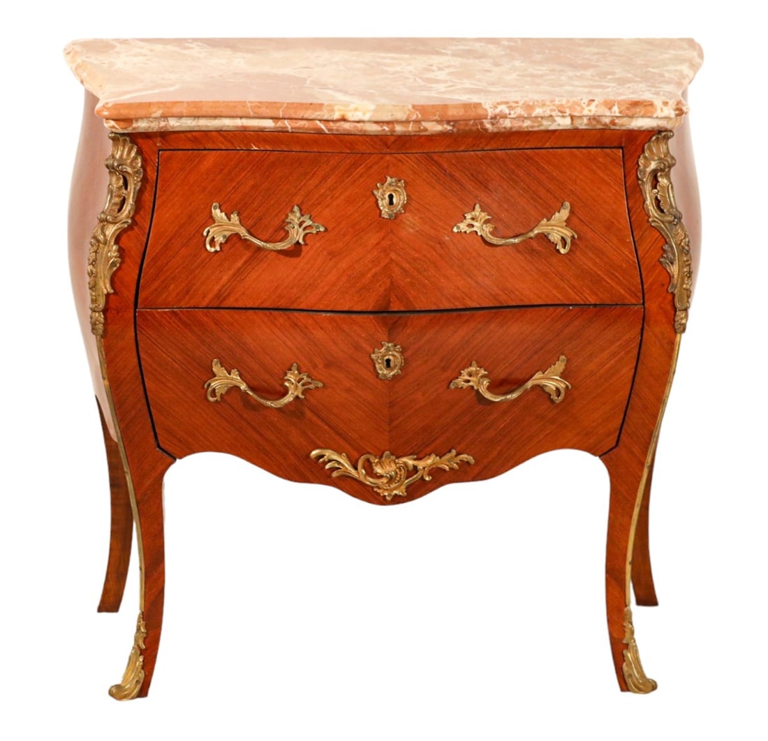 French Napoleon Style Marble Top French Dresser (1 of 18)