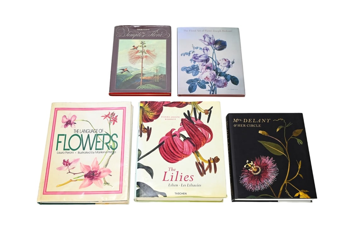 5 20th C Art Coffee Table Books Botanical Art Form (1 of 17)