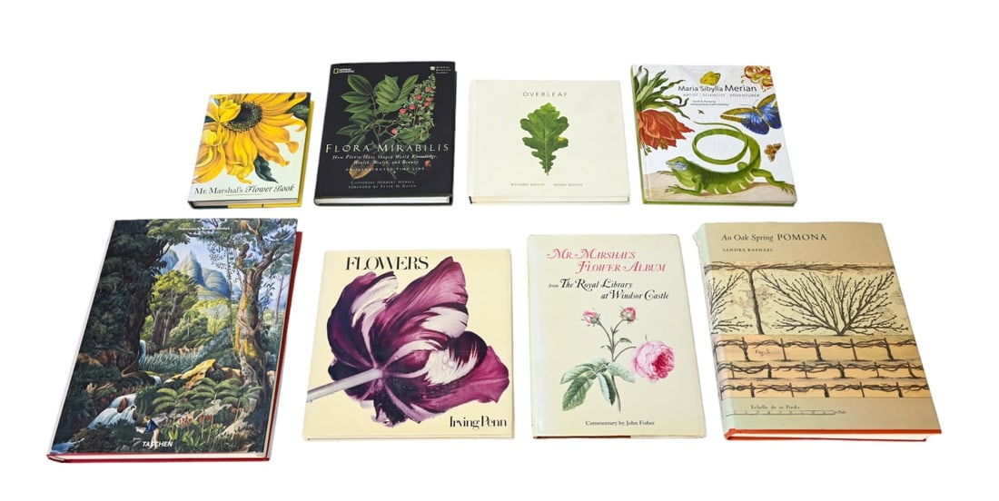 8 20th C Art Coffee Table Books Botanical Art Form (1 of 18)