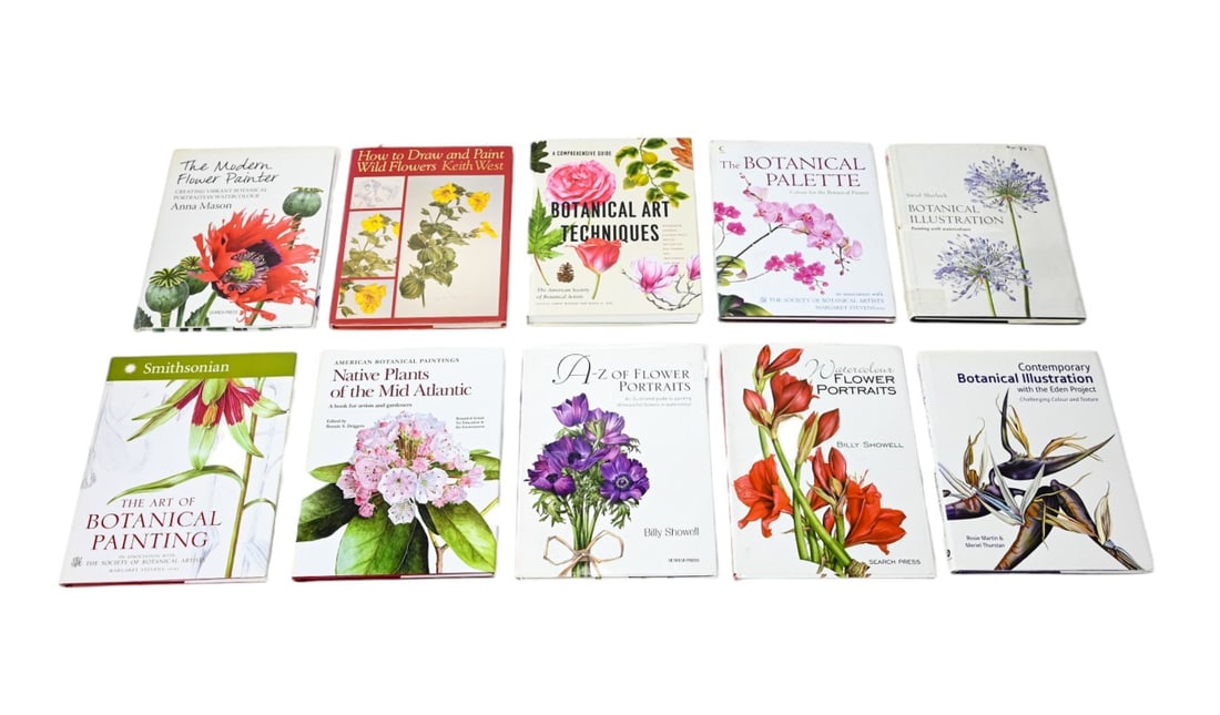 10 20th C Coffee Table Books For Botanical Artist (1 of 13)