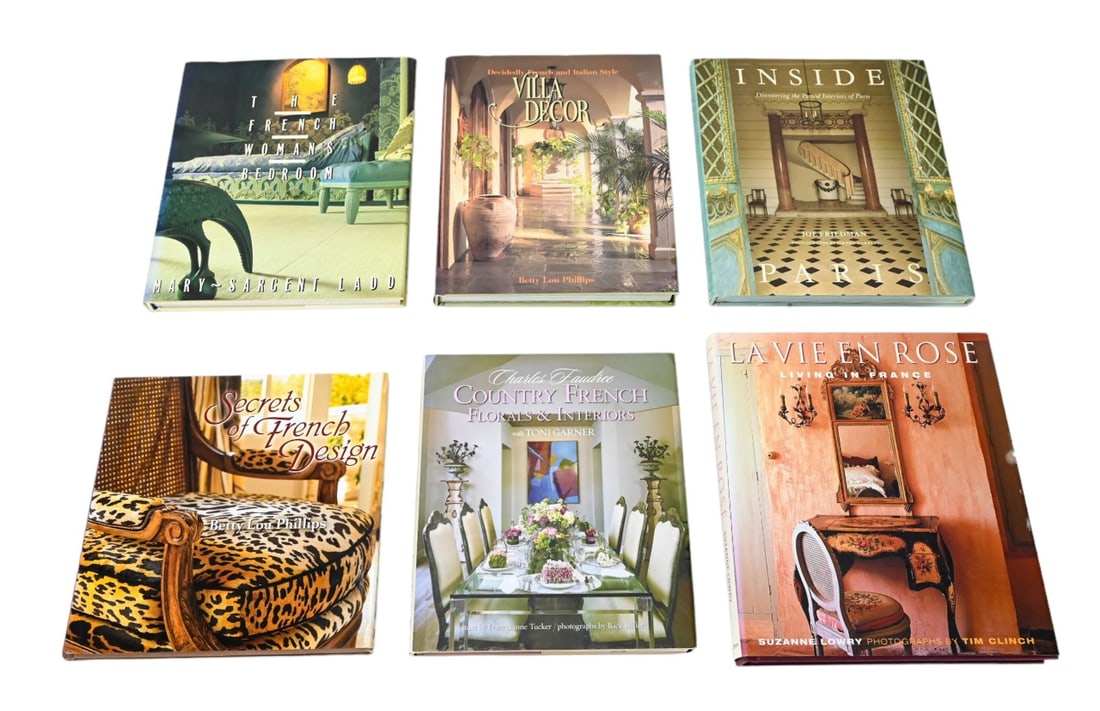 6 20th C French Decorating Coffee Table Books (1 of 20)