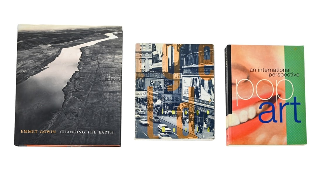 3 Books on and Including Pop Art, First Printings: 3 Books on and Including Pop Art, 1st Printings. Larger is hard cover and measures 13 inches x 11 inches.