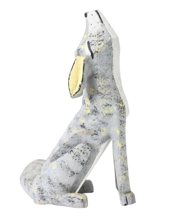 Joe Ortega Signed Carved Folk Art Howling Coyote (1 of 10)