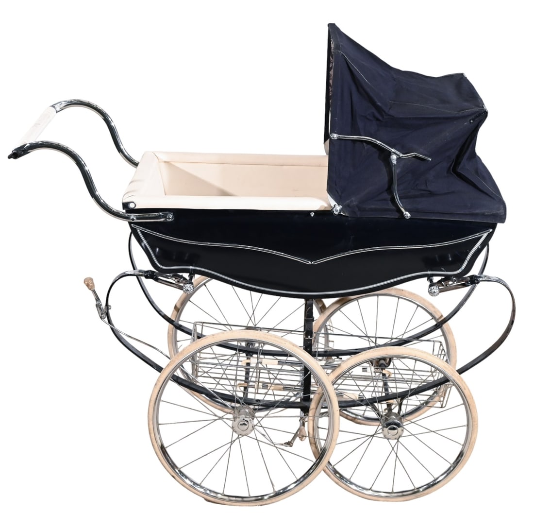 Vintage Silver Cross England Baby Carriage Pram (1 of 12)