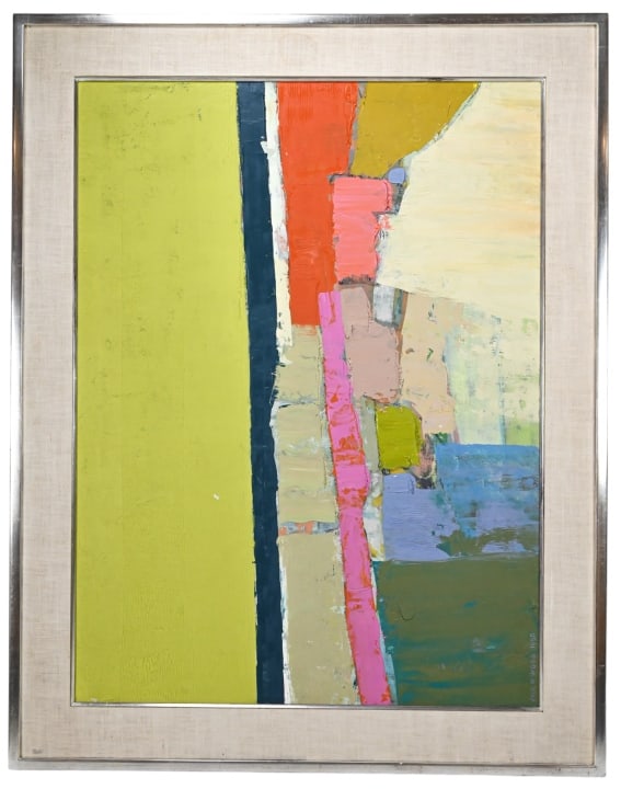 Paul W. Wood Abstract Titled Beach Series1980 (1 of 8)