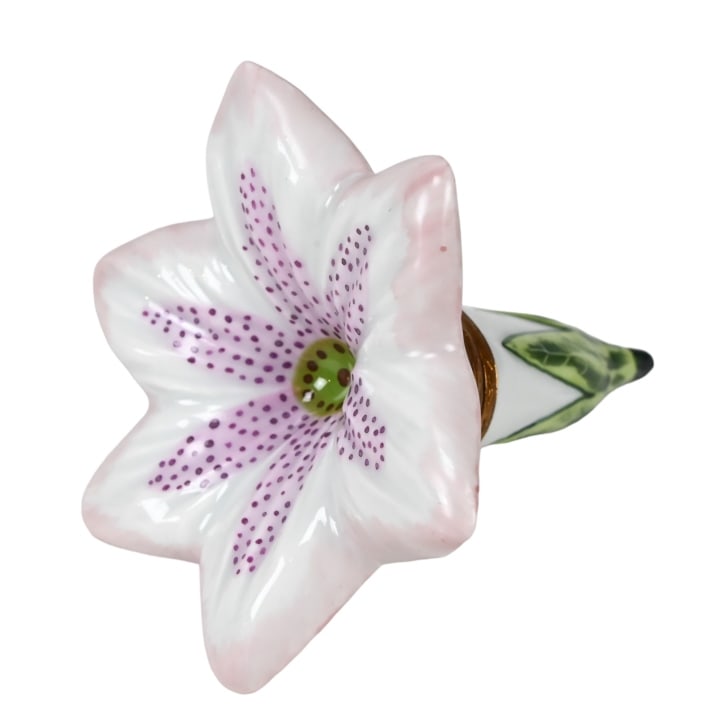 Limoges Porcelain Hinged Floral Trinket Box (1 of 7)