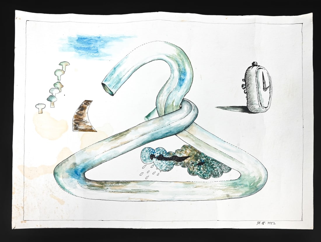 Prabhakar Barwe Untitled Ink & Watercolor on Paper (1 of 11)