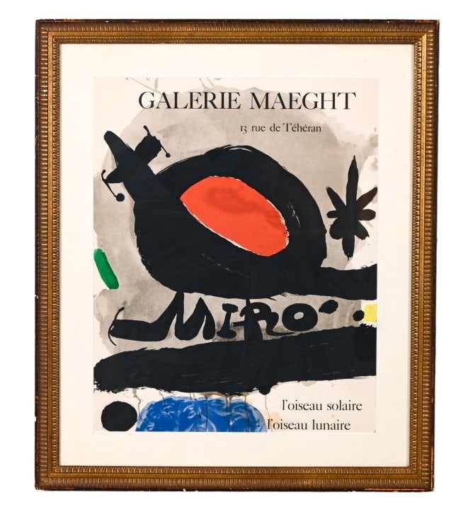 Vintage Galerie Maeght Joan Miro Exhibition Poster (1 of 8)