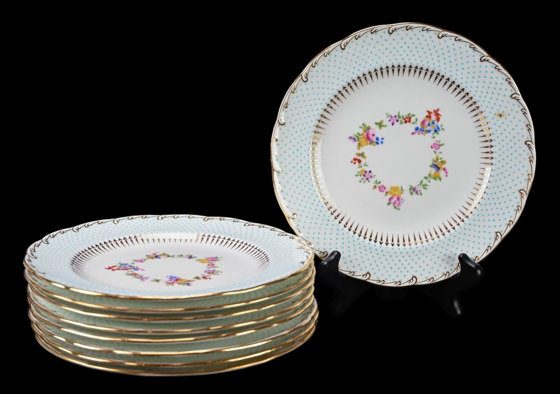9 Tiffany & Co Minton Porcelain Lunch Plates (1 of 6)