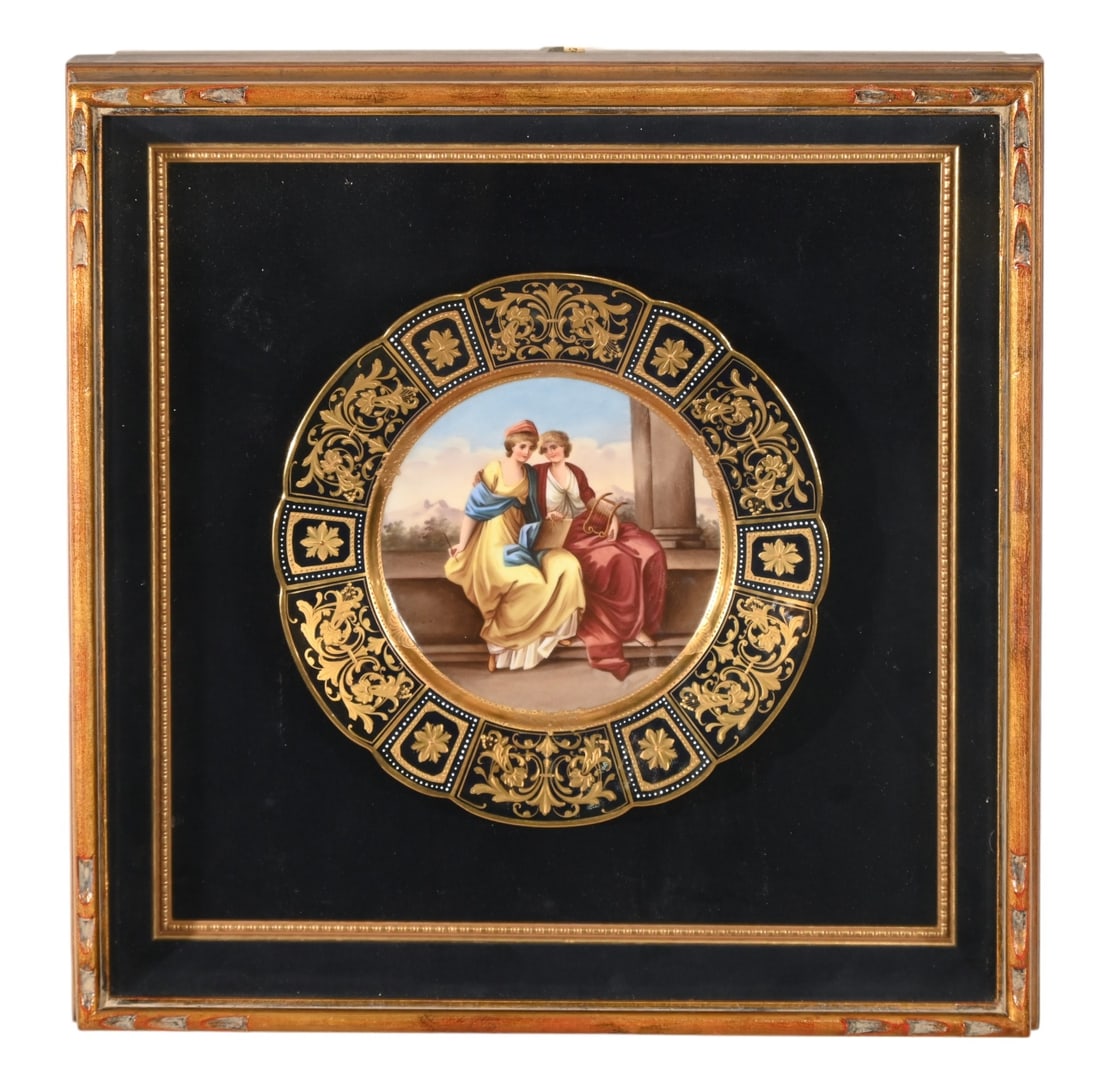 19th C. Royal Vienna Porcelain Cabinet Plate (1 of 10)
