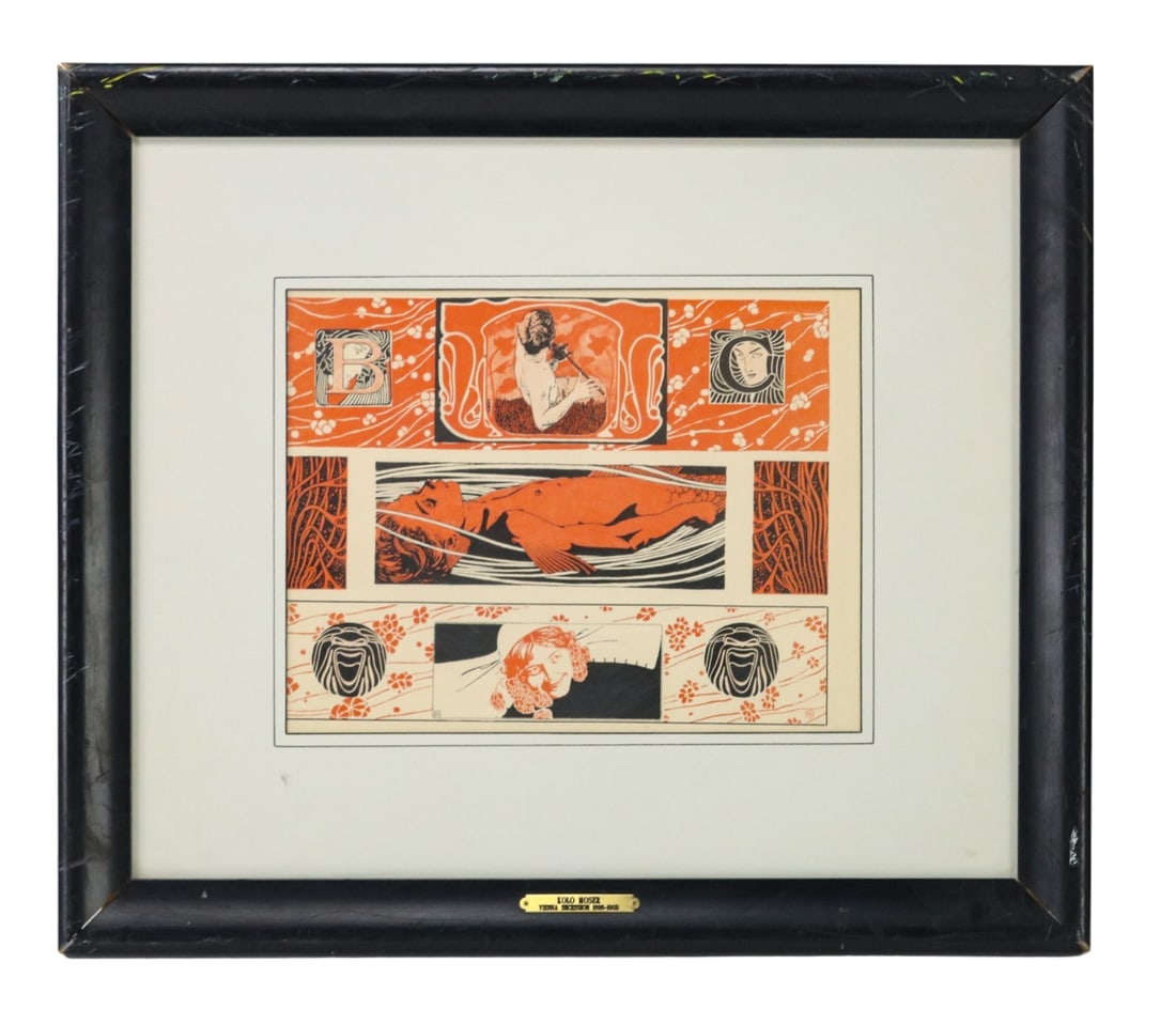 Koloman Moser Lithograph #94 Gerlach's Allegorien (1 of 8)
