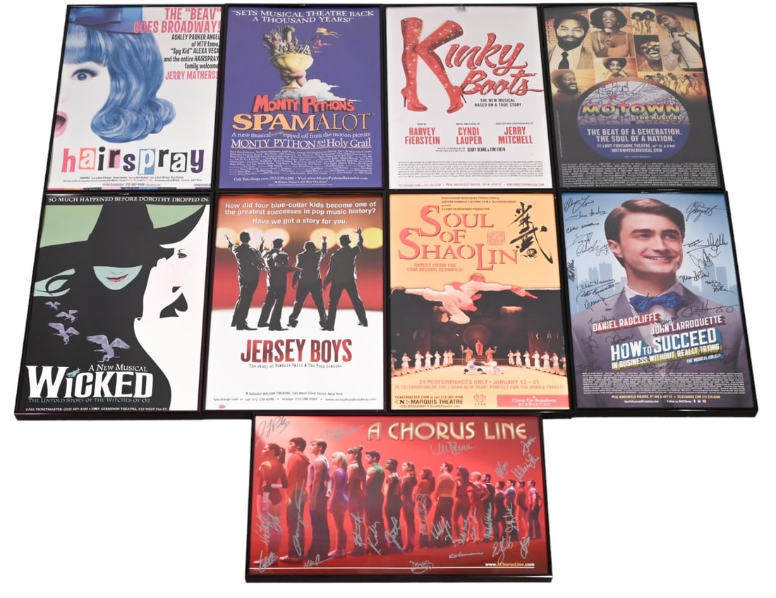 Collection 21st C Broadway Play Posters Signed (1 of 9)