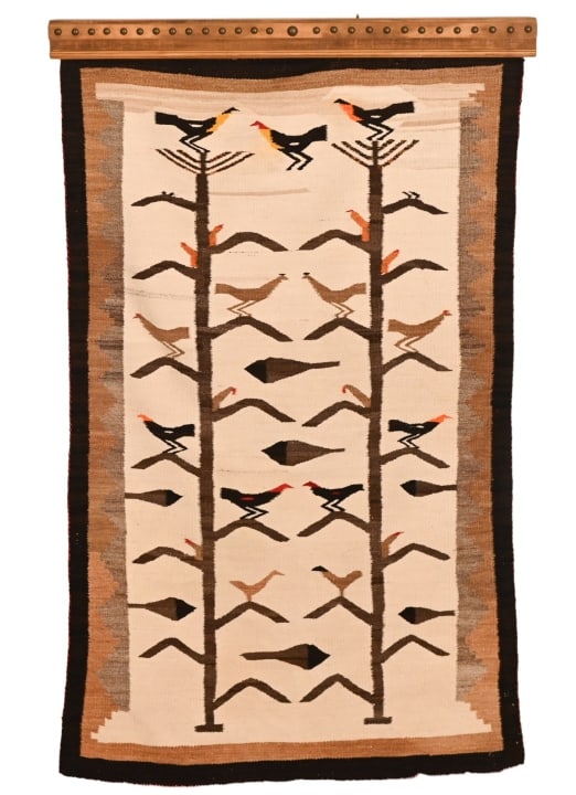 Native American Navajo Woven Wedding Blanket (1 of 18)