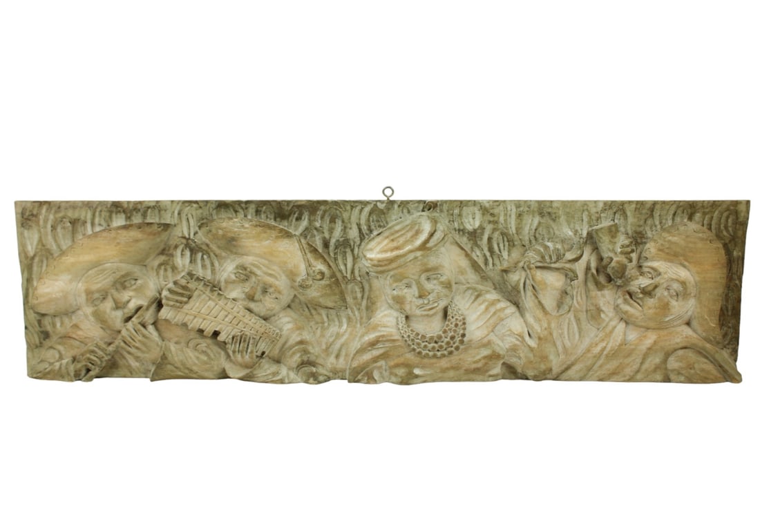 Luis Potosi Equador Carved Wood Hanging Sculpture (1 of 7)