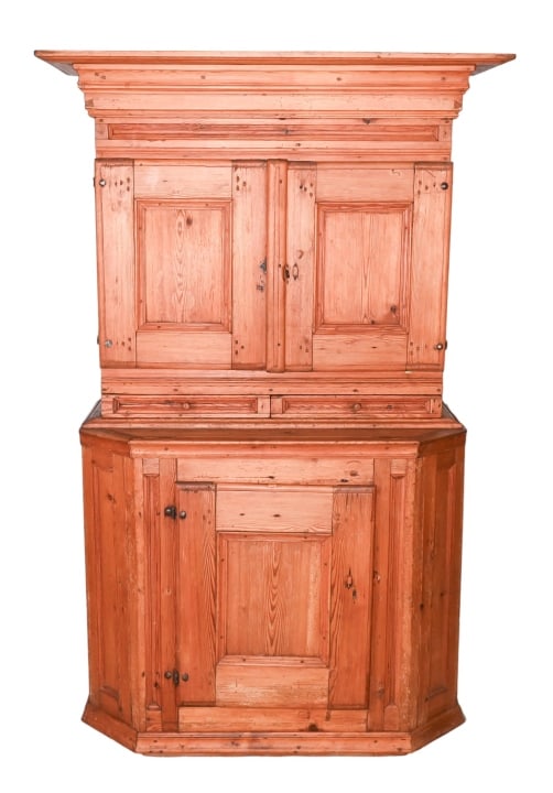 Antique Farm Style Pine Cabinet (1 of 17)