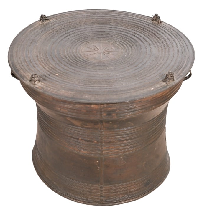 Southeast Asian Bronze Rain Drum or Drink Table (1 of 13)