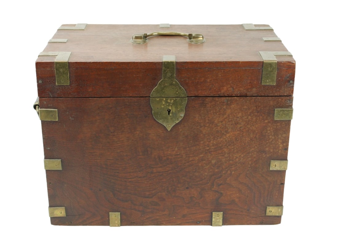 Antique Georgian Campaign Style Spice Chest (1 of 11)