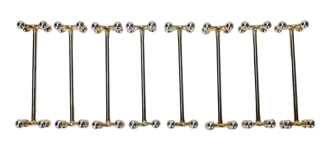 8 Vintage Christofle Silver Plate Knife Rests (1 of 6)