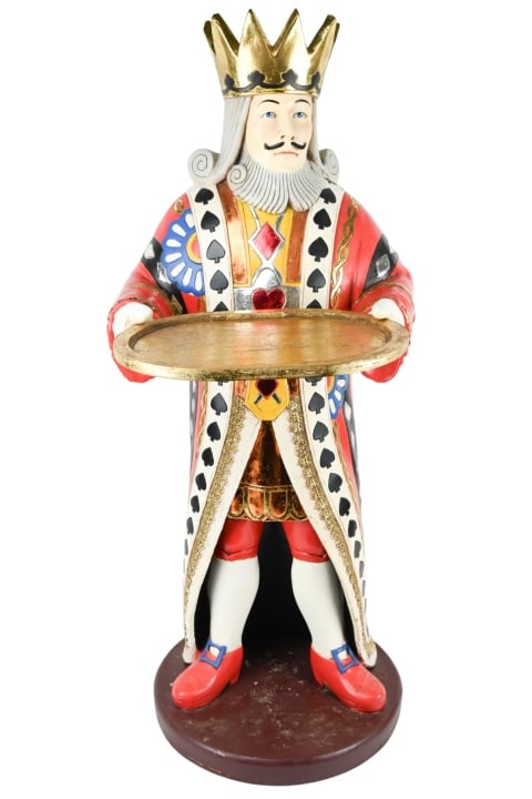 King of Spades 36 Inch Hand Painted Butler Table (1 of 10)