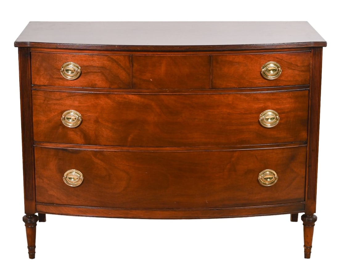 English Late Regency Mahogany Chest of Drawers (1 of 14)