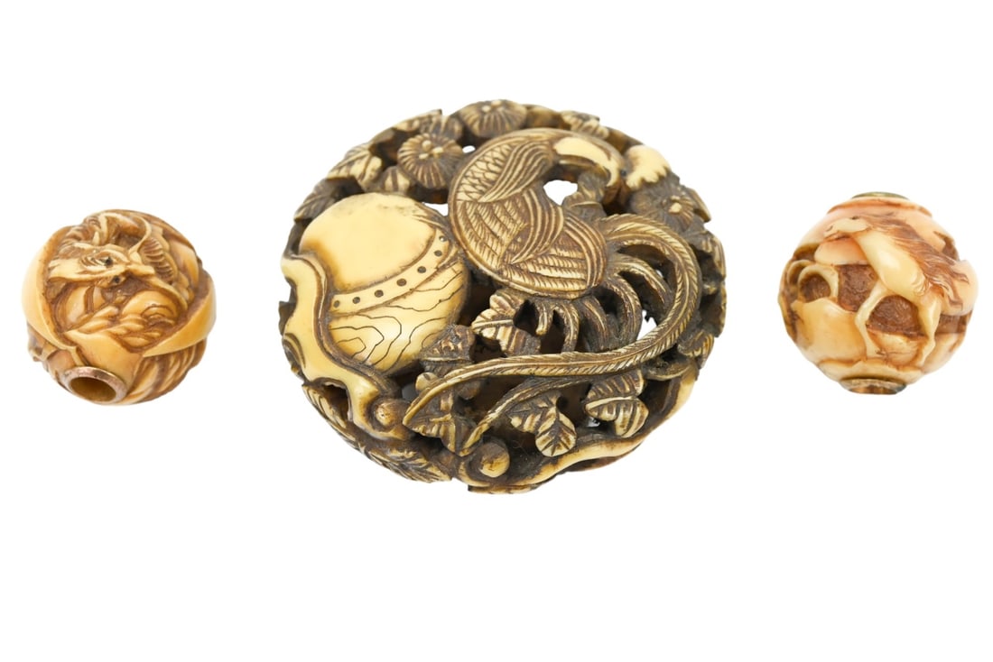 Antique Hand Carved Japanese Netsukes (1 of 9)