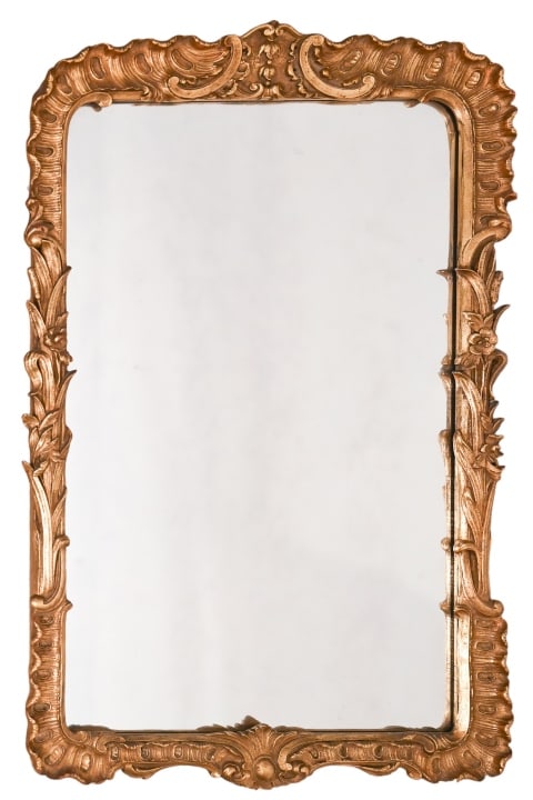 Antique Paine Furniture Carved Gilt Mirror: Antique Paine Furniture Carved Gilt Mirror. Measures 40 inches x 23 inches.