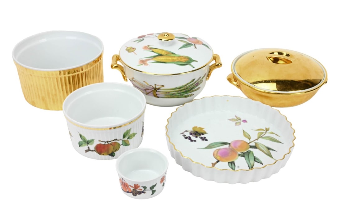 8-Pieces Royal Worcester Porcelain Cookware (1 of 16)