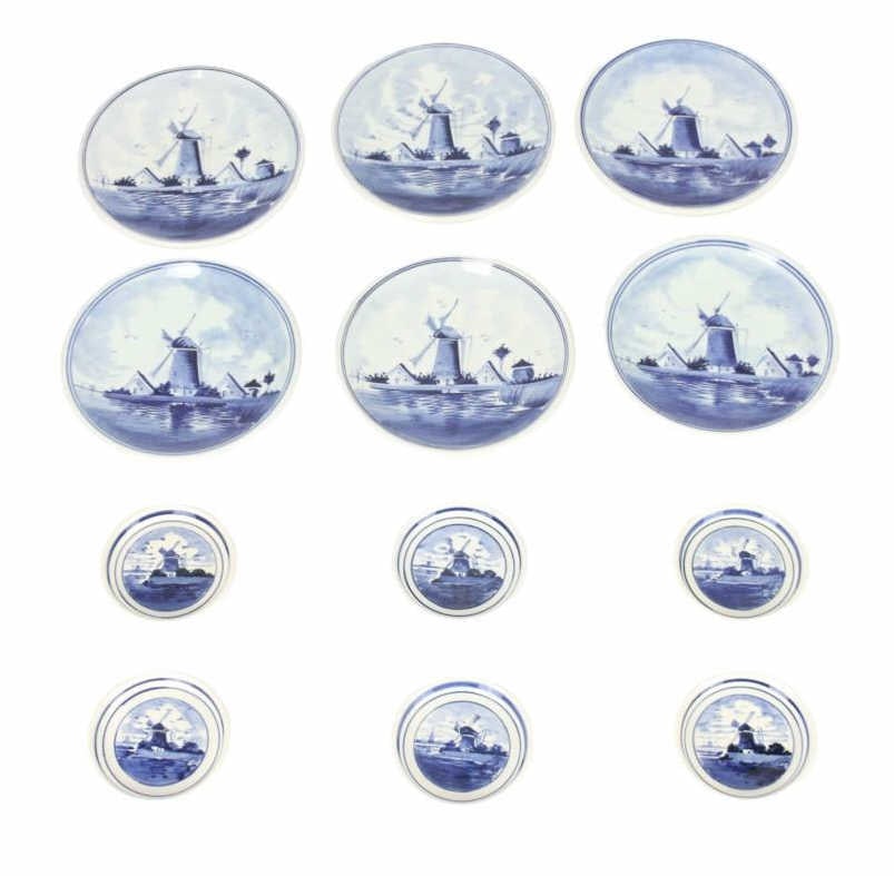 Vintage Delft Blue Blauw Coasters & Plates (1 of 9)