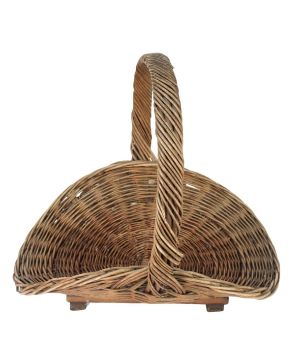 Large Hand Woven Wicker Crop Basket (1 of 7)