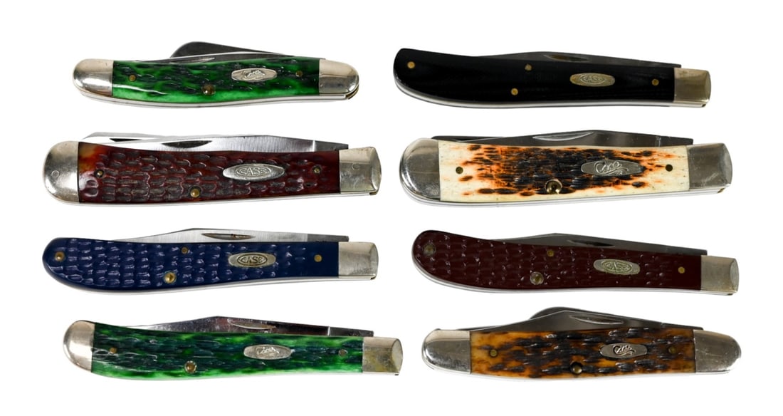 Collection 8 Case Folding Pocket Knives (1 of 6)