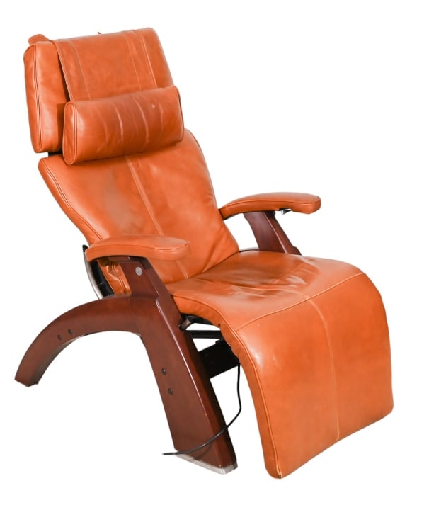 Human Touch Leather Zero Gravity Recliner Chair (1 of 12)
