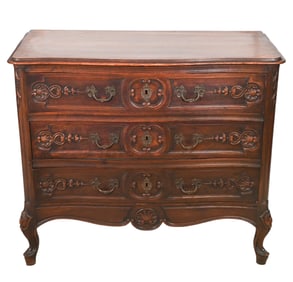 Antique French Provincial Hand Carved Dresser