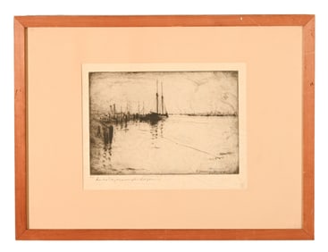 Franklin Townsend Morgan Signed Engraving 5/50