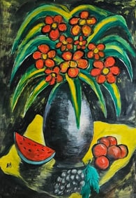 Krishnaji Howlaji Ara Untitled Oil on Paper