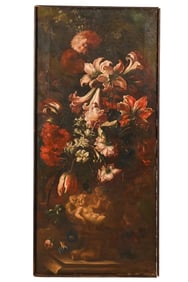 Antique 18th C Dutch School Still Life Painting
