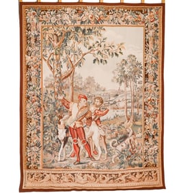Renaissance Style Hunting Scene Tapestry