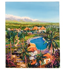Kerry Hallam Signed Painting Titled Maui