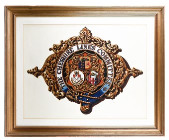 Antique Lithograph The Cheshire Lines Committee
