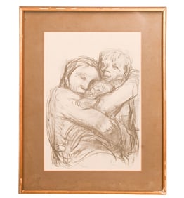 Kathe Kollwitz Framed and Signed Print