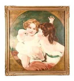 After Thomas Lawrence Painting Calmady Children