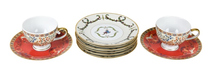 Philippe Deshoulieres Limoges Cake Plates & Coffee