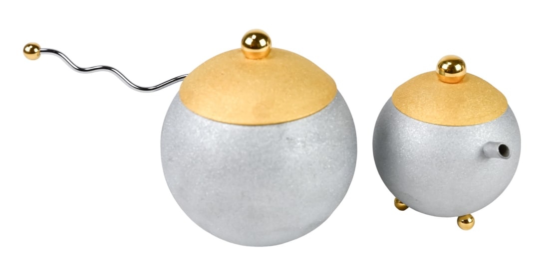 Bruce Macdonald Post Modern Sugar Creamer Silver (1 of 7)