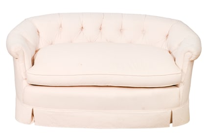 MC Custom Upholstered Button Tufted Back Sofa