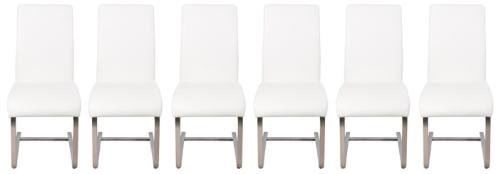Mid Century Custom Leatherette Upholstered Chairs